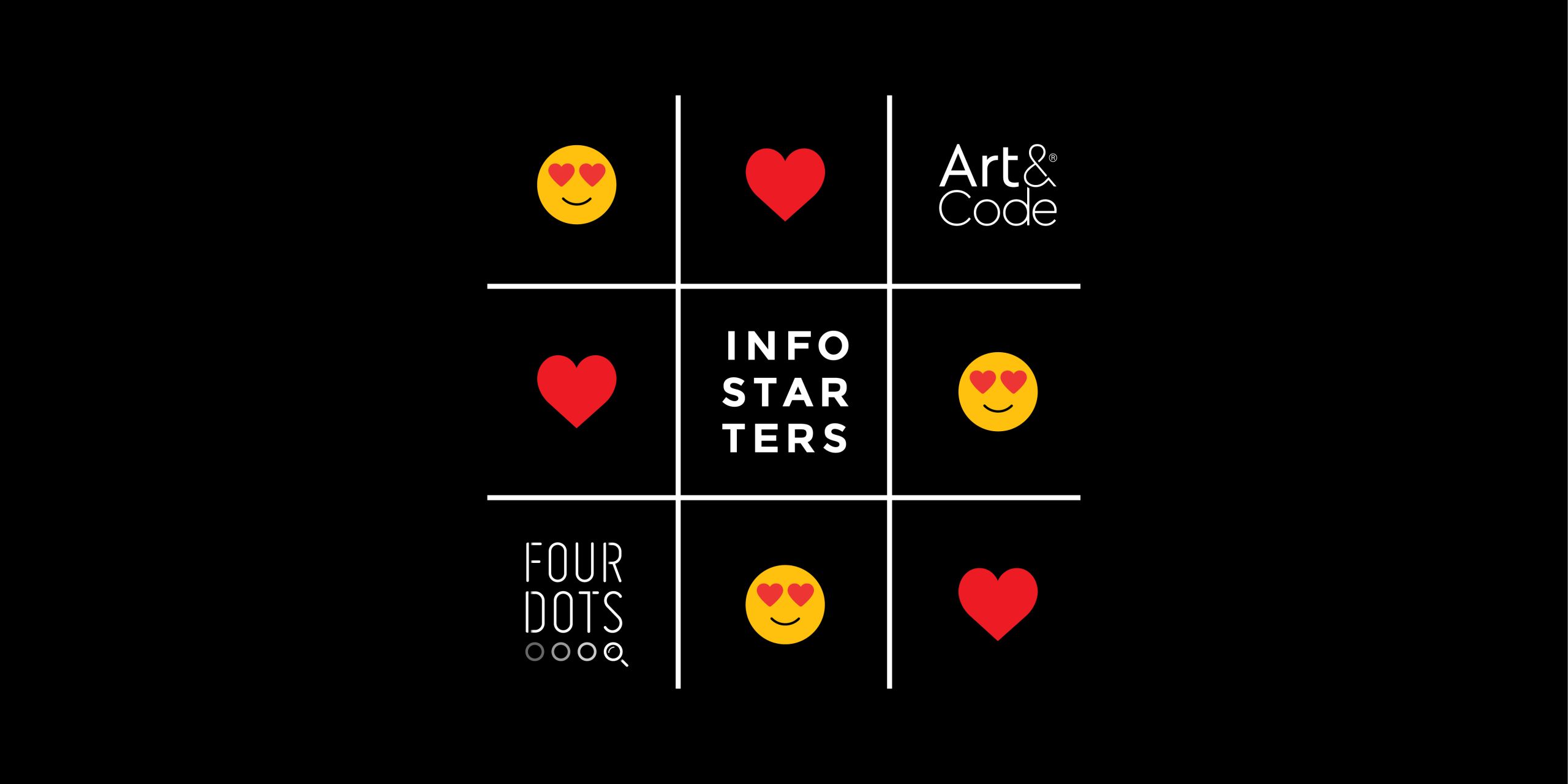 Featured image Infostarters & Art&Code | Four Dots