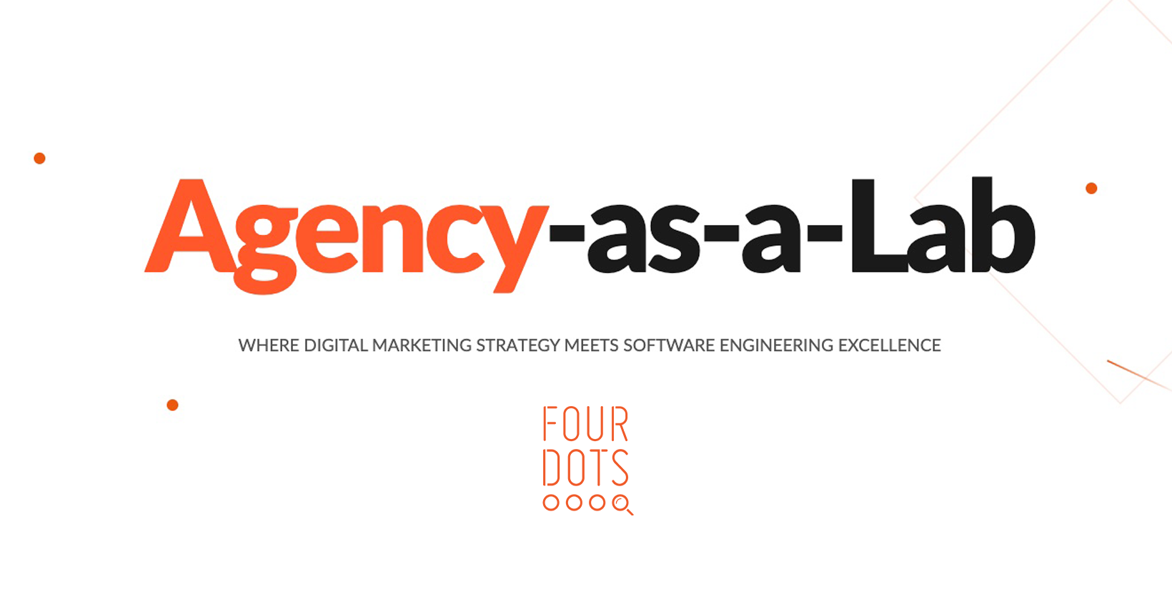 Four Dots Agency-as-a-Lab